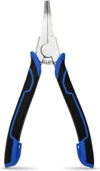 【送料無料】PEAKNOCK 8インチ 変形スナップリングプライヤー 曲がり先端穴付き ブルーブラックハンドル 止め輪着脱工具 スプ