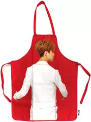 중고 衣類その他 男性アイドル JINHWAN HUGエプロン 「iKON JAPAN DOME TOUR 2017」