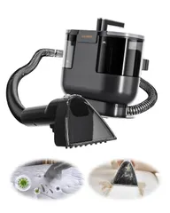 ★新品★【100℃高温蒸気×16000Pa超強吸引力】SOLEMOOD ソールムード カーペットクリーナー 家庭用スチー アウトレット