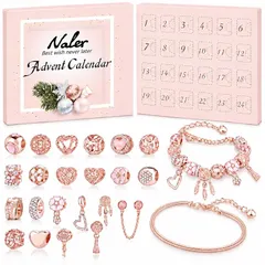【期間限定】【新品】 NALER アドベントカレンダー 2026 女の子 ジュエリー クリスマス プレゼント 24日間 カウントダウ