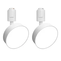 中古 【新品】 SPAHER ダクトレール用スポットライト 照明 LED 120W相当 取付け簡単 角度調節可能 電球付き 照 即納