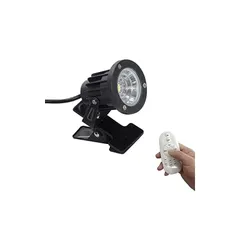 【新品】 FSLiving 7Ｗ リモコン付き 調光対応 発光色も変更可 電球色/昼光色 看板用 黒板用照明 LEDクリ 新着