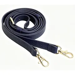 【新品】 East Clear 本革 スマホストラップ 携帯ストラップ 長さ調節可能 首掛け,ネイビー｜在庫あり