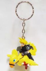 중고 キーホルダー・マスコット キャラクター クラウド・ストライフ＆チョコボ フィギュアキーホルダー第1弾 「ファイナルファンタジーVII」