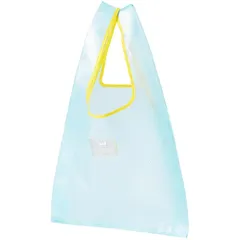 【即納】【新品】 ビコーズ トートバッグ カラーリップクロストートバッグ/クリアカラー サックス D-659364