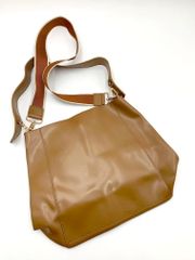 SHIPS quaranciel シップス ライン 2way ショルダー バッグ 茶 ■■レディース