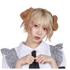 【新品】 クリアストーン(Clearstone) けもみみピン コスプレ ハロウィン ブラウンドッグ ユニセックス ブラ セール