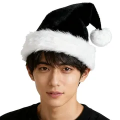 【新品】 [Alaiyaky] クリスマス帽子 大人用 ふわふわ 暖かい 男女兼用 サンタ帽子コスチューム 小物 仮装 ｜在庫あり