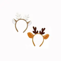 【新品】 サムコス クリスマス トナカイ カチューシャ 2色 鹿の角 ヘアアクセサリー 仮装 可愛い 髪飾り コスプレ  送料無料