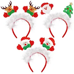 中古 【新品】 [Lhyxuuk] クリスマス カチューシャ光る 3個セットコスプレ かわいい トナカイ 雪だるま ツリー緑  即納