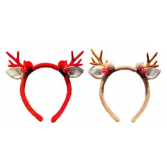 【激安】【新品】 [Lalapala] クリスマス カチューシャ ２点セット トナカイチューシャ クリスマスカチューシャ クリス