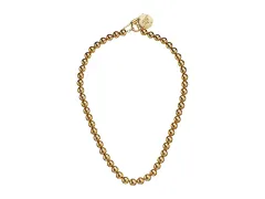 【即納】[Lauren Ralph Lauren] Gold-Tone Logo Beaded 17" Collar Neckl