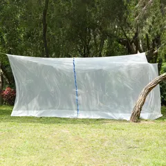 DEWEL 蚊帳 モスキートネ 大型 吊り下げ式 軽量 つり下げ蚊帳 アウトドア 防虫 防蚊対策 虫除け 簡単設置 高密 送料無料