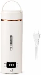 中古 iuuoi ポータブル電気ケトル 小型 400ml 4段階温度調節 AC100V 300W 急速沸かし トラベルケトル  即納