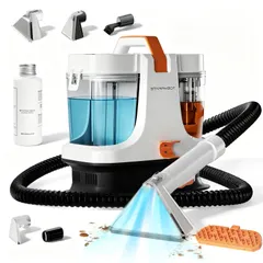 中古 【超大容量タンク × 18000Pa超強吸引力】STARRYBOT リンサークリーナー 18000Pa 強力吸引 カーペ 即納