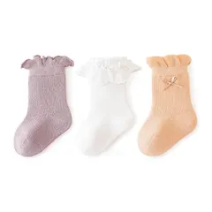 【新品】 [HAYAHARU] ベビー 靴下 新生児 赤ちゃん ソックス 綿 レースベビーソックス 送料無料