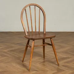 【激安】椅子・ソファ イギリス エルム アーコール ERCOL ヴィンテージ 4本 スポーク フープバックチェア ercol 椅