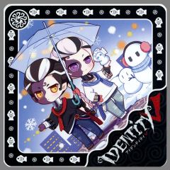 중고 コースター 白黒無常 ノベルティコースター 「IdentityV 第五人格×GiGOのたい焼き ～冬の最後のてのひらのぬくもり～」 第五人格焼き・ノベルティ付きドリンク注文特典