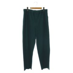 オムプリッセイッセイミヤケ HOMME PLISSE ISSEY MIYAKE HP13JF160 プリーツパンツ テーパードパンツ イージー 3 ダークグリーン /ES ■OS