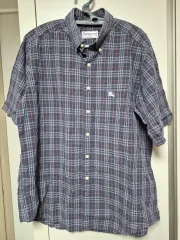 中古 バーバリー 正規品 メンズ 半袖 シャツ サイズ 100 出品 即納