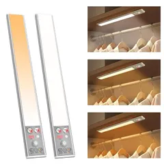 Laiqianle LEDバーライト 人感センサーライト 室内 30CM 極薄 Type-C充電式 マグネット 1500｜在庫あり