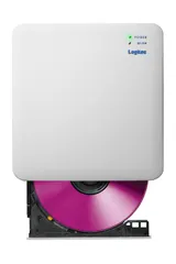 【送料無料】ロジテック CDドライブ スマホ用CD録音ドライブ Wi-Fi対応 2.4GHz iOS Android対応 USB3.