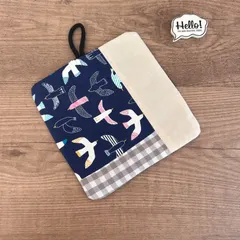 No.29 裏も可愛い♡パッチワークポットマット✴︎かもめ 新着