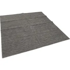 中古 江戸間4.5畳にぴったり収まる平織カーペット ラグ 261×261cm ブラック 抗菌 ペットの爪が引っかかりにくい フ 即納