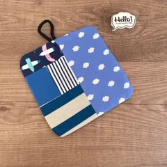 No.30 裏も可愛い♡パッチワークポットマット✴︎かもめ アウトレット
