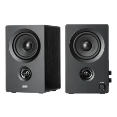 サンワダイレクト PCスピーカー 50W Bluetooth 5.4 有線 3.5mm 木製 小型 アンプ内蔵 レコード セール