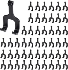 【激安】JUSTVEL メロン 吊り下げフック 50個入 蔓の腐敗を防ぐ通気性設計 ネット フェンスフック 落下防止 スイカ カ