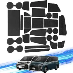 中古 K◆新型 ヴォクシー ノア 90系 インテリア ラバーマット 車種専用 ドアポケット ゴム ノンスリップ フロア コンソ 即納