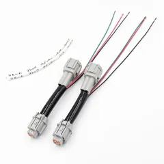 K◆2943 【日本製】 T33 エクストレイル テールランプ 電源取り出し ハーネス 2個 LEDリフレクターなどに  セール