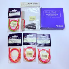 中古 【中古品】KEYENCE キーエンス ラジコン用パーツ等6点セット フロントギアユニット フラットケーブル モーター用配 即納