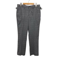 ジェイリンドバーグ J.LINDEBERG パンツ ボトムス スリムフィット グレンチェック 32/32 グレー