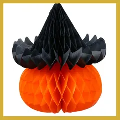 ハロウィン かわいい 吊り飾り 帽子つき かぼちゃ 紙製 立体 折りたたみ式 セット ホーム パーティー 飾り カボチャ 送料無料