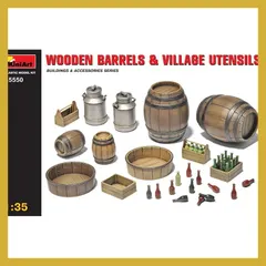 中古 ミニアート(Miniart) 1/35 小物セット2 木樽・ビン ジオラマアクセサリー MA35550 プラモデル 即納