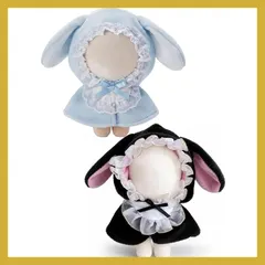 [Electric Circus] ぬい服 10cm かわいい 耳付きポンチョ 2個セット 被り物 着ぐるみ コスチュー 新着