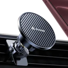 【送料無料】【2026強化版＆史上最強磁力】Andobil スマホホルダー 車 エアコン Magsafe 噛み込み式クリップ 95%