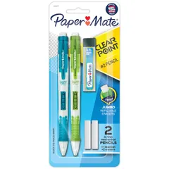 ペーパーメイト クリアポイント 0.5mm シャープペンシル 2-Pack Starter Kit  送料無料