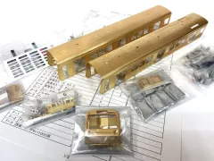 【期間限定】【中古】鉄道模型 HOゲージ 1/80 静岡鉄道1000形 新製冷房車 登場時・晩年兼用 組立キット 2両編成セット カ