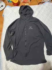【期間限定】ARC'TERYX アークテリクス スコーミッシュ フーディ ブラック ウィンドブレーカー Lサイズ