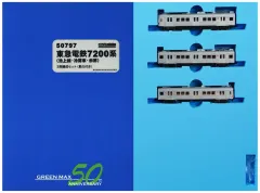 【中古】鉄道模型 1/150 東急電鉄7200系 (池上線・冷房車・赤帯) 3両編成セット (動力付き) [50797]｜在庫あり