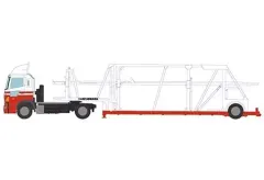 【即納】【中古】鉄道模型 1/150 日本梱包運輸倉庫 日野プロフィア キャリアカー 「ザ・トレーラーコレクション 第9弾」 デ
