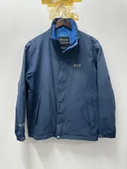 中古 {ウォンビン(WONBIN)ヴィンテージ最安値}KOLON SPORT ゴアテックス ジャケット ネイビー 95 即納