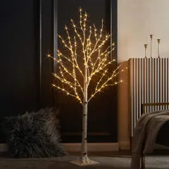 中古 Hairui ブランチツリー LED シラカバツリーライト 120cm クリスマスツリー おしゃれ イルミネーション L 即納