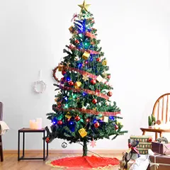 タンスのゲン クリスマスツリー 210cm 11種のオーナメント イルミネーション LED 北欧 おしゃれ クリスマス  新着