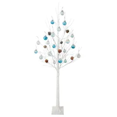 クリスマスツリー 白樺 オーナメント セット180cm led シラカバ ブランチツリー ツリーライト イルミネーション セール