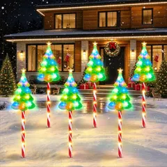 Letmy クリスマス 飾りライト ソーラーライト 屋外 防水 クリスマスツリー 2way充電 ガーデンライト 埋込み式｜在庫あり