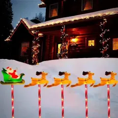 クリスマス ソーラーライト サンタクロース ガーデンライト 雪だるま 屋外 イルミネーション クリスマス飾り 庭 装飾  セール